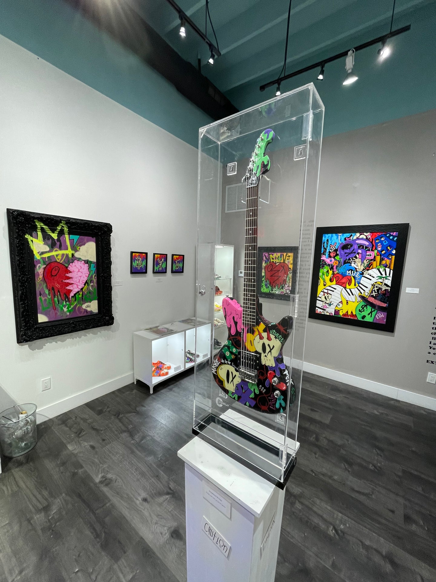 EXTi features his art collection in his first solo art show in the heart of Wynwood, the mecca for urban art in the USA